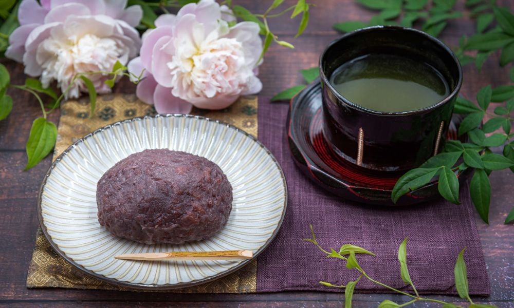 和菓子と抹茶