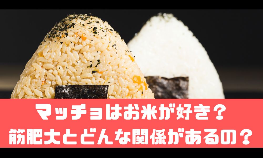 米を食べると筋肉がつく！？【増量期のマッチョが米を食べまくる理由】